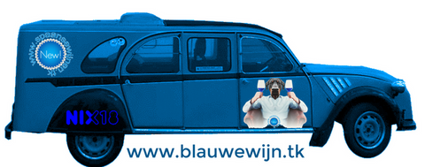 blauwe wijn