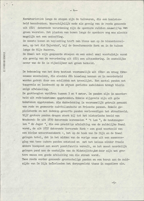 woudsend beschermd dorpsgezicht